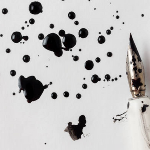 On paper, With Ink