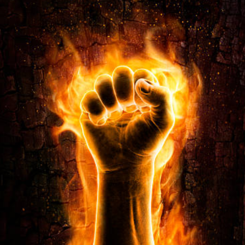 A SLICE OF HUMANITY FLAME