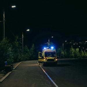 A Man Lay Dying On The Road