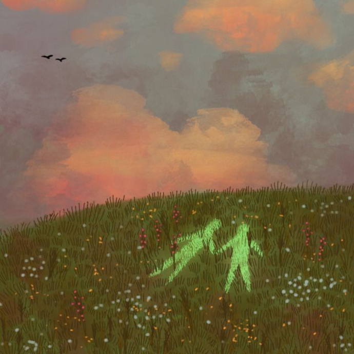 The embrace of the calm soul